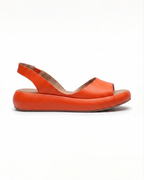Damen Komfort-Sandalen mit Slingback und Peeptoe