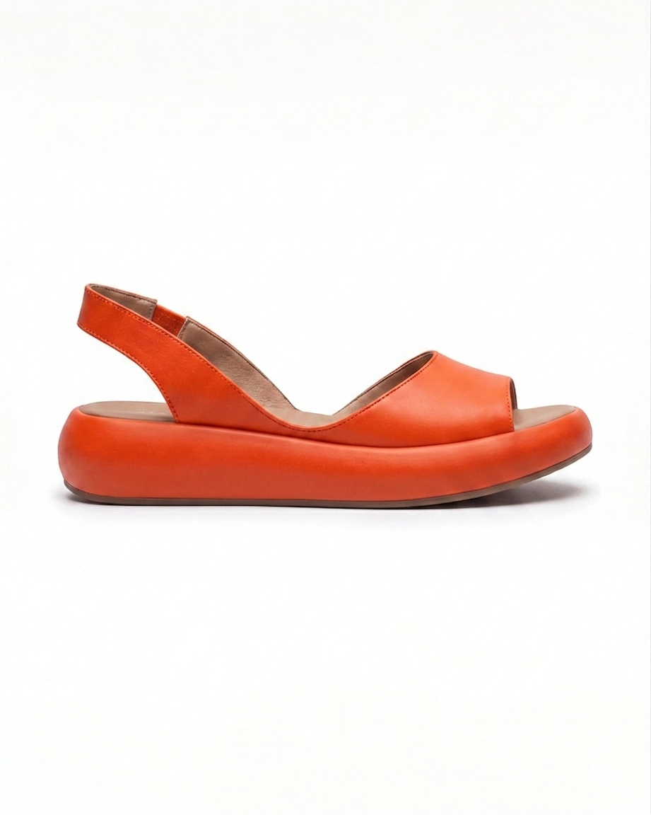 Damen Komfort-Sandalen mit Slingback und Peeptoe