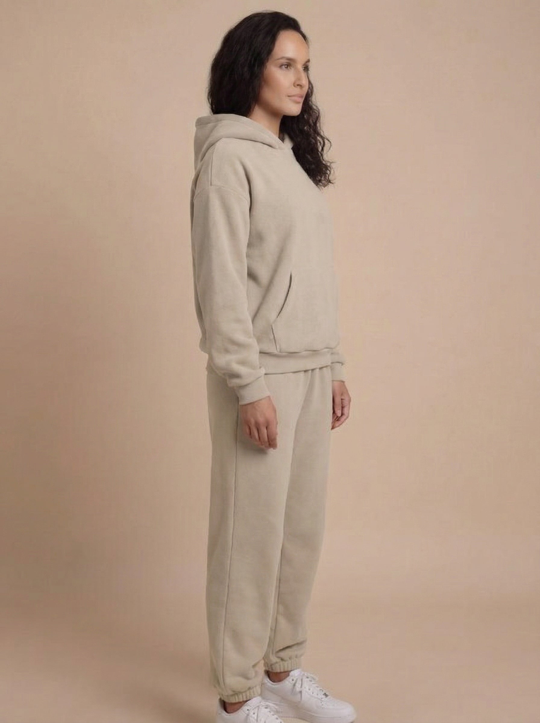 Damen Jogging-Set mit Kapuzenpullover & Jogginghose - Warm & Weich