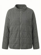 Damen Fleece-Steppjacke – Leichte Kuscheljacke für Übergang & Outdoor
