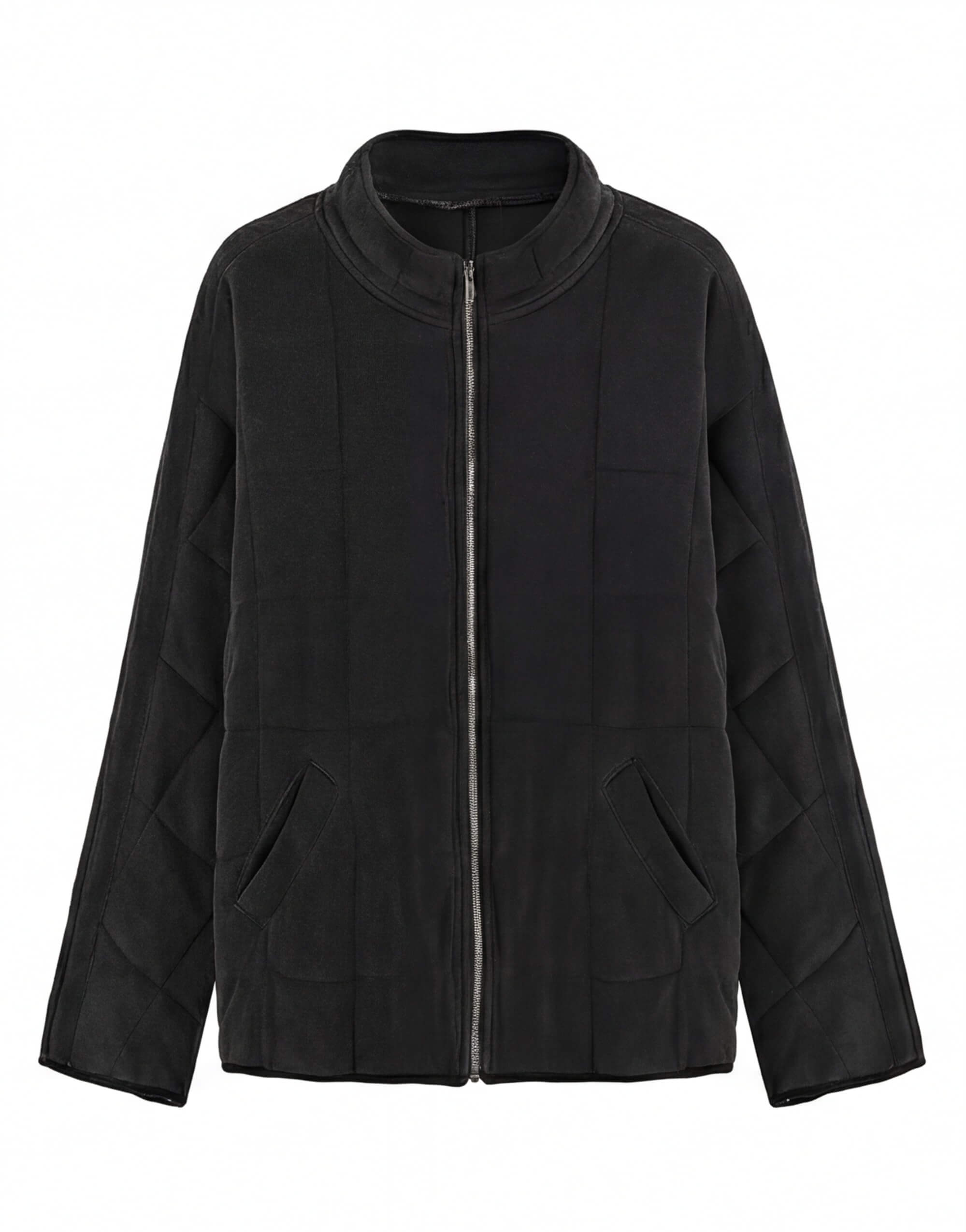 Damen Fleece-Steppjacke – Leichte Kuscheljacke für Übergang & Outdoor
