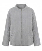 Damen Fleece-Steppjacke – Leichte Kuscheljacke für Übergang & Outdoor