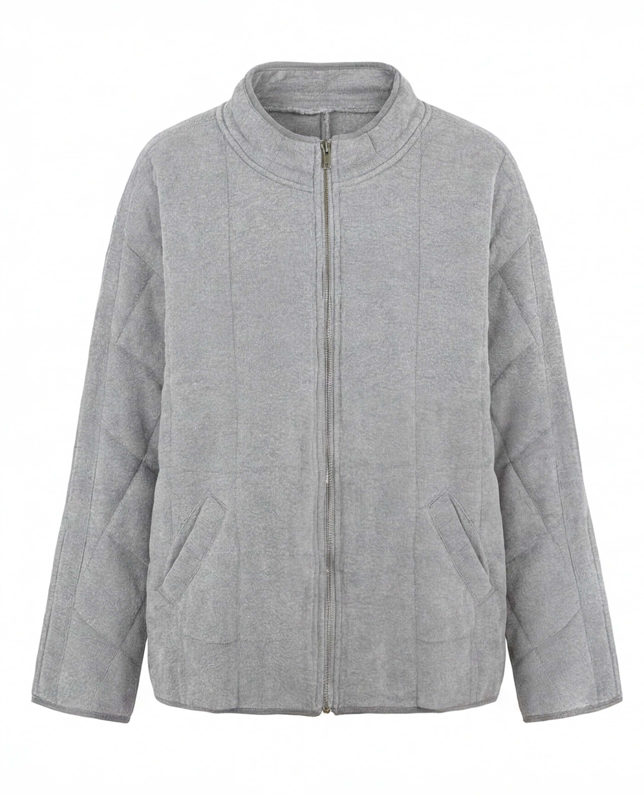 Damen Fleece-Steppjacke – Leichte Kuscheljacke für Übergang & Outdoor