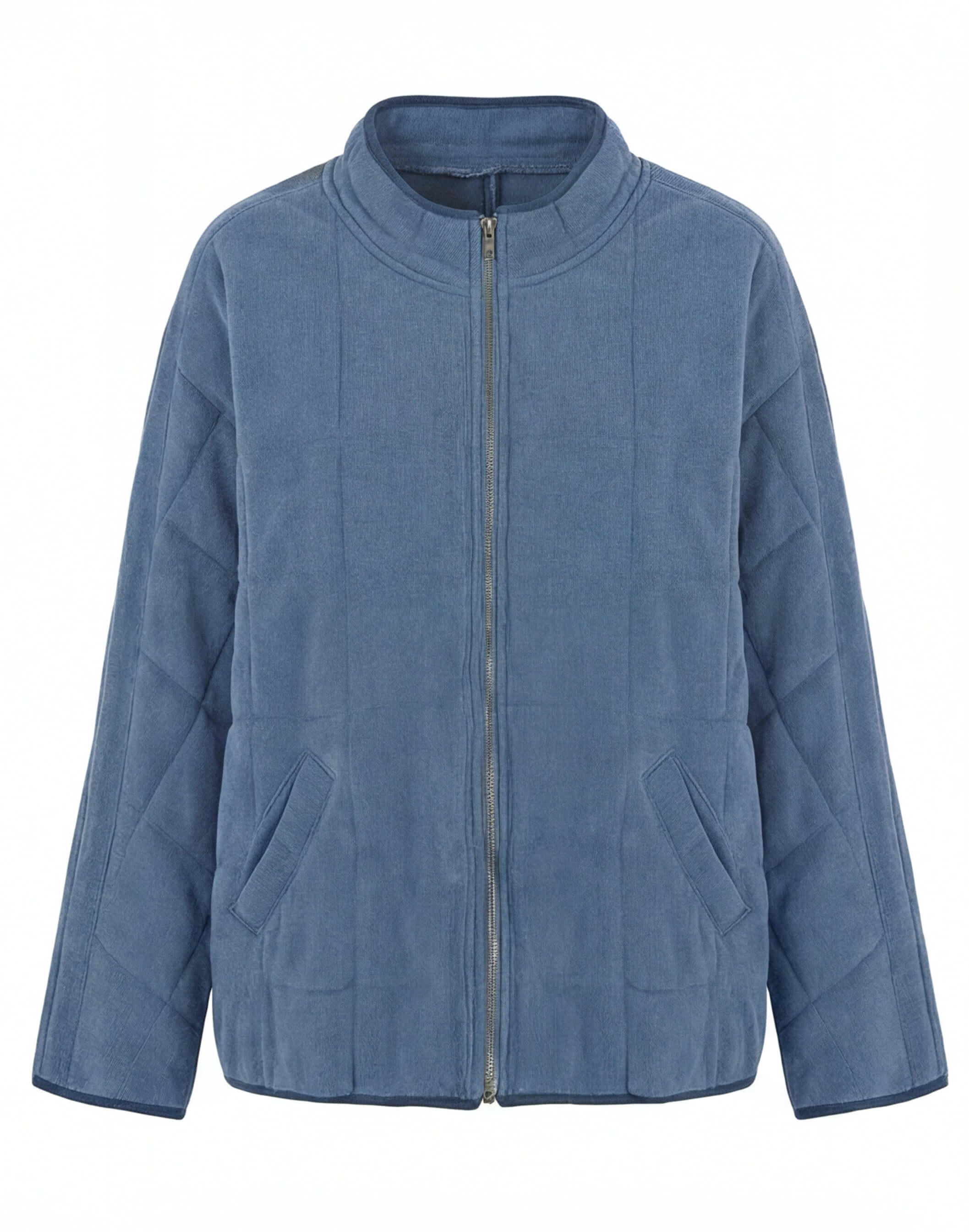 Damen Fleece-Steppjacke – Leichte Kuscheljacke für Übergang & Outdoor