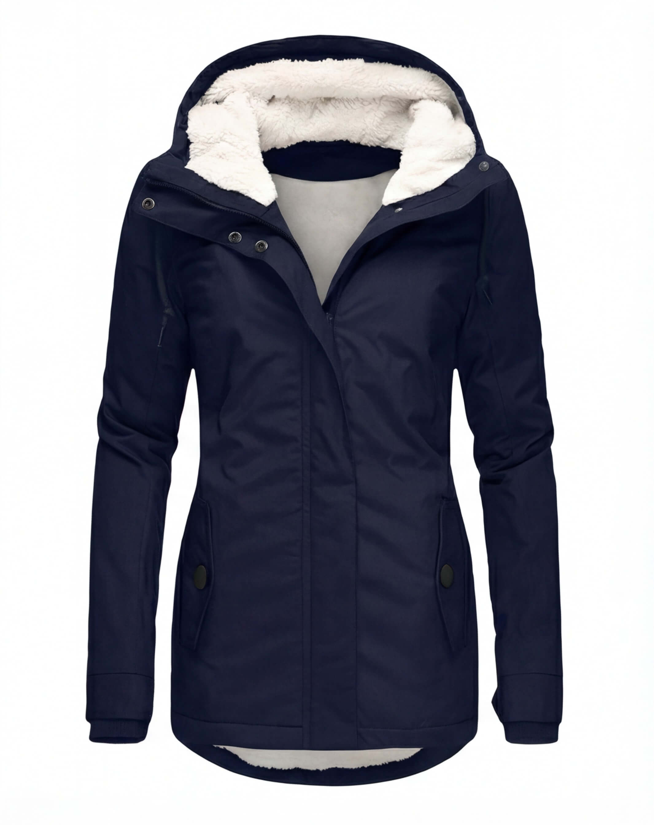 Damen Gefütterte Winterjacke mit Kapuze - Wasserdicht & Warm