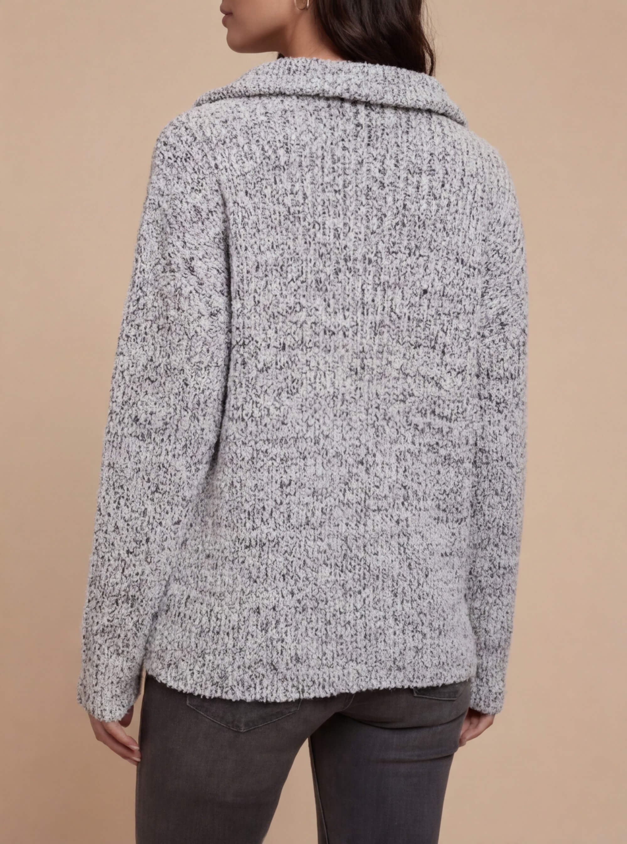 Damen Half-Zip Strickpullover – Bequem, Vielseitig & Zeitlos
