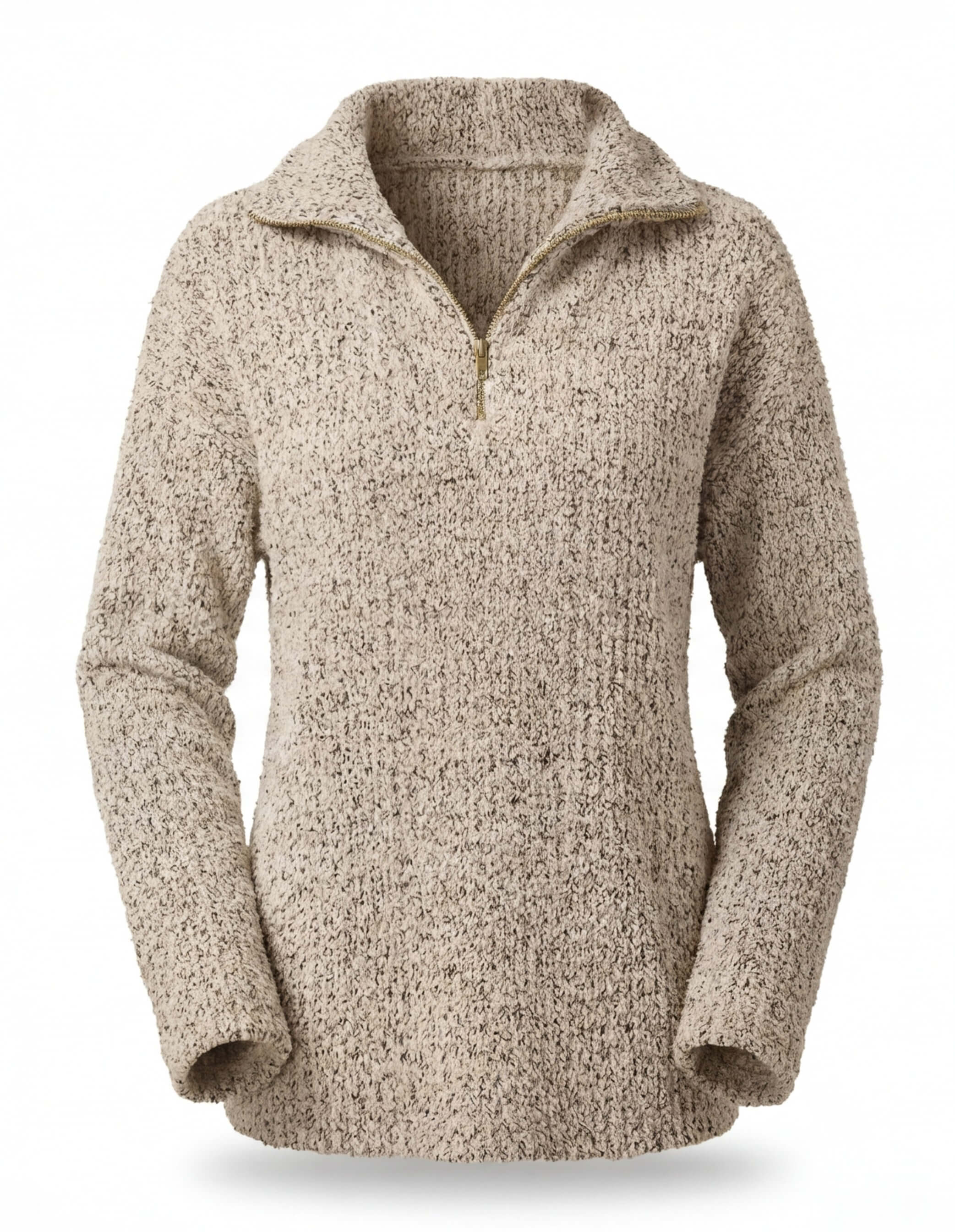 Damen Half-Zip Strickpullover – Bequem, Vielseitig & Zeitlos