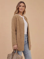 Dame høj kvalitets frakke - Elegant & varm