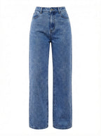 Damen Jeans – High-Waist Straight-Leg Denim