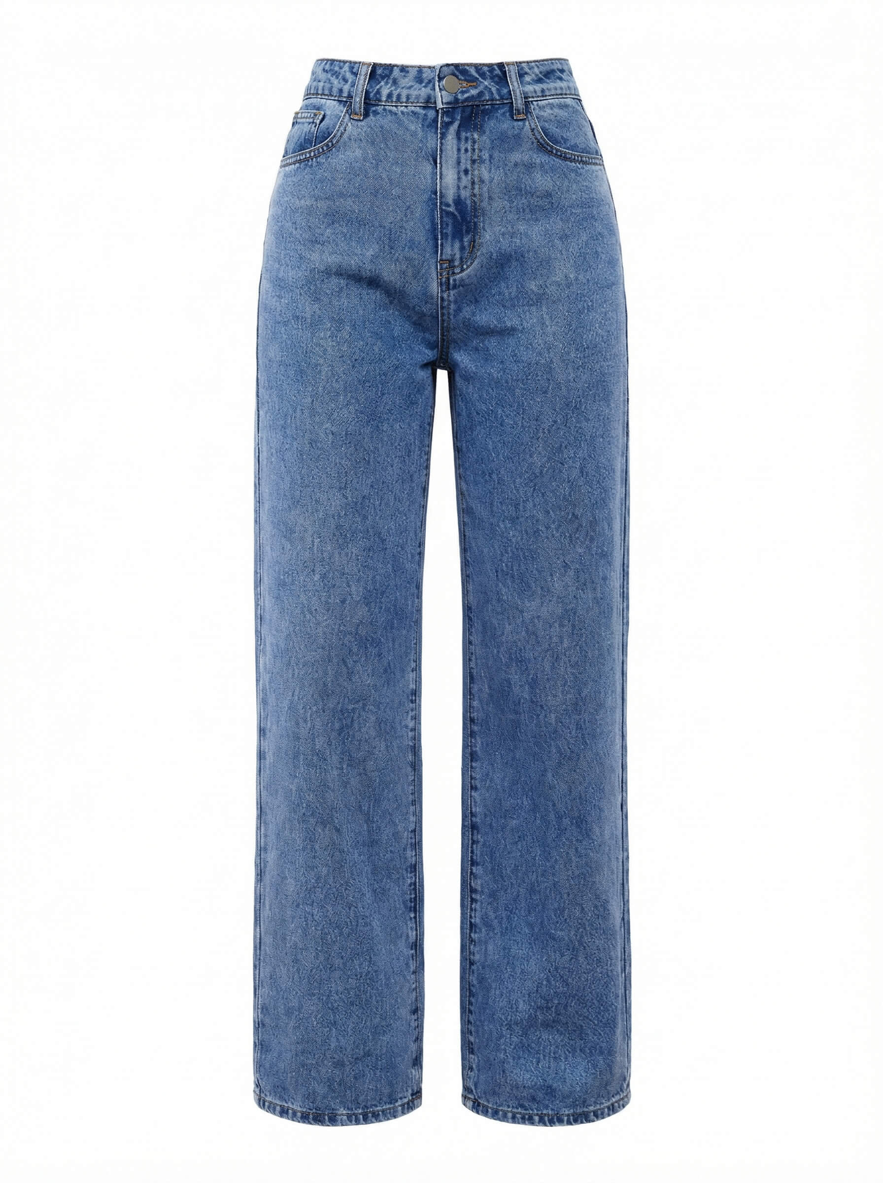 Damen Jeans – High-Waist Straight-Leg Denim