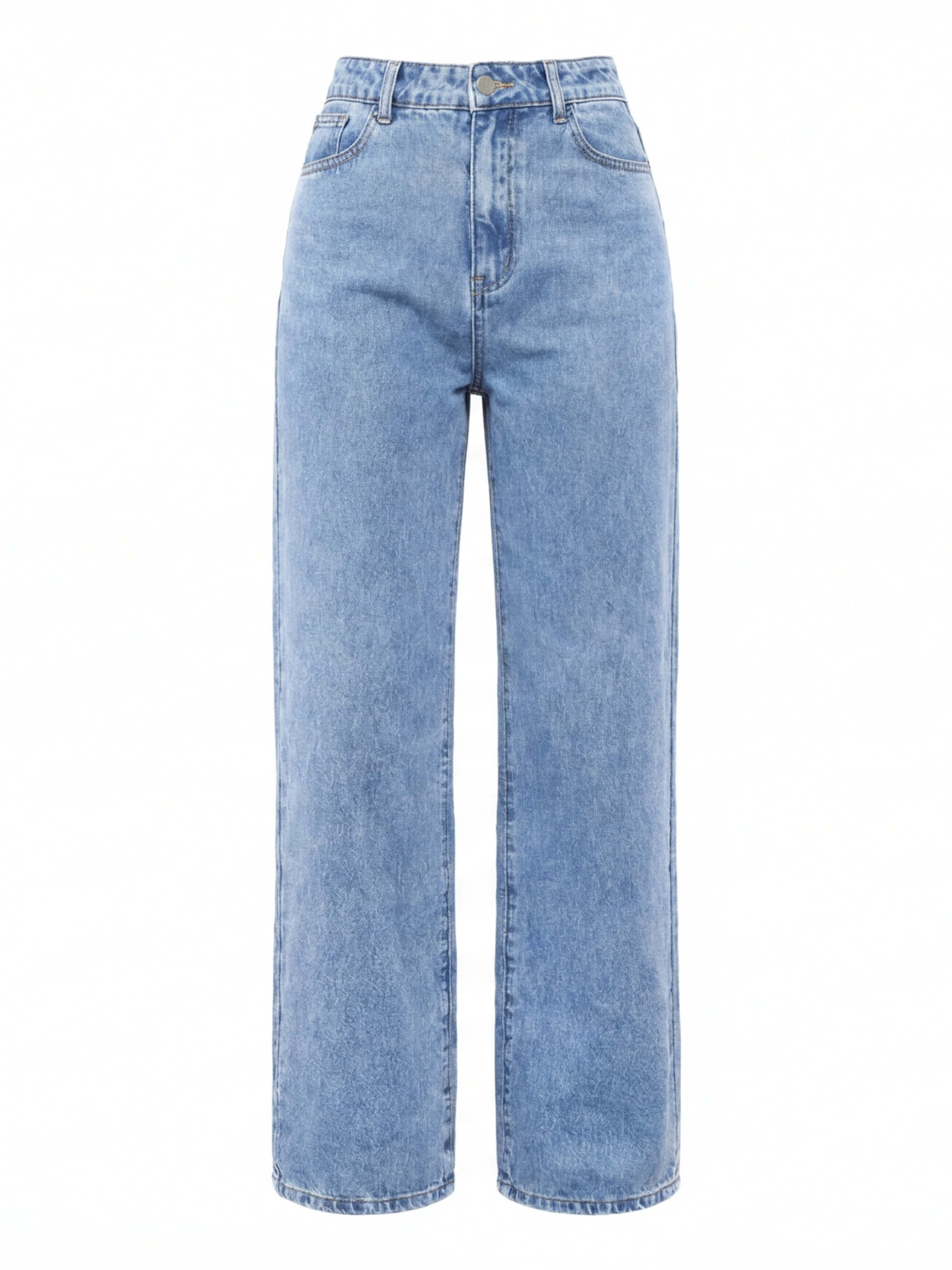 Damen Jeans – High-Waist Straight-Leg Denim