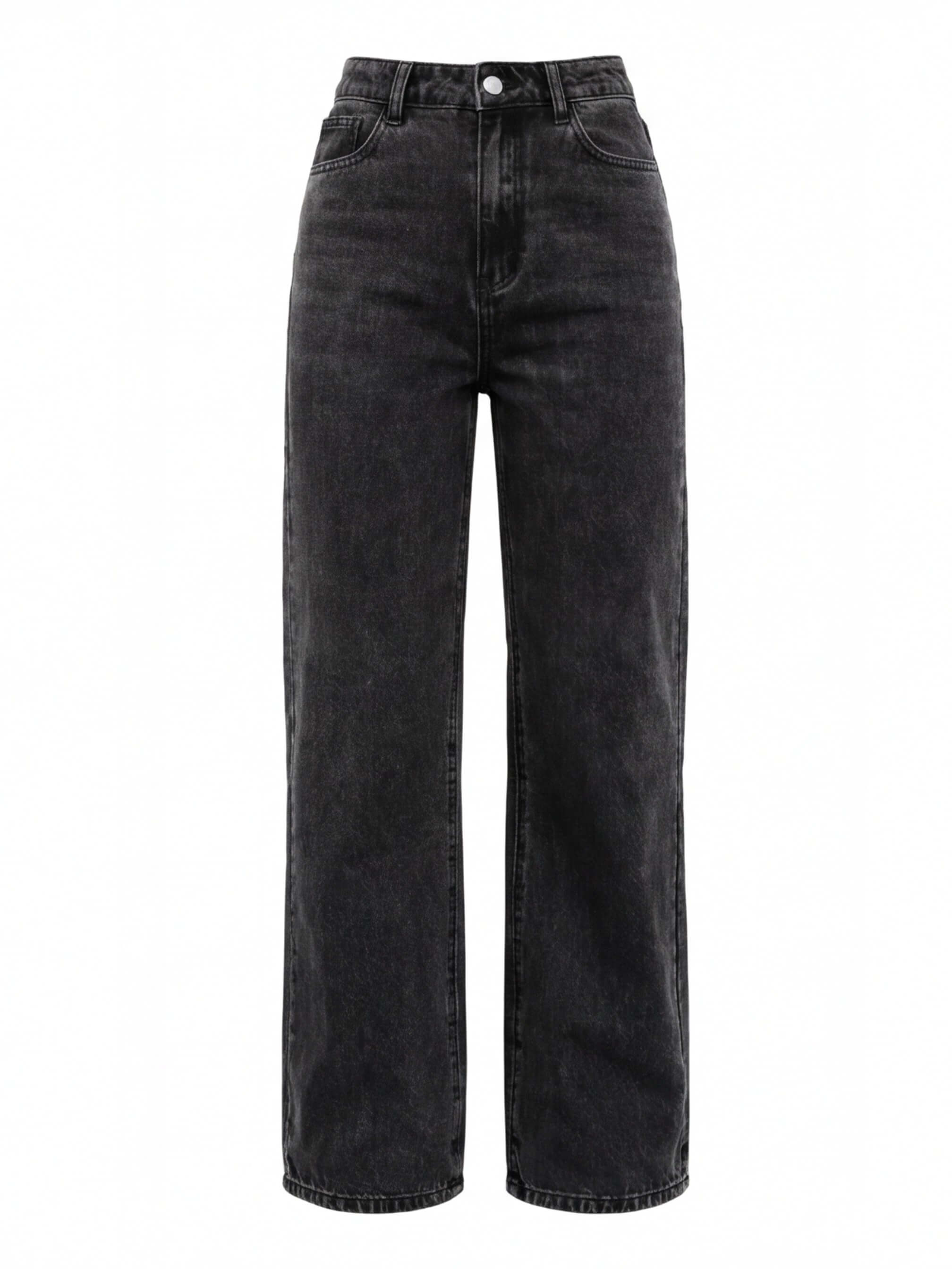 Damen Jeans – High-Waist Straight-Leg Denim