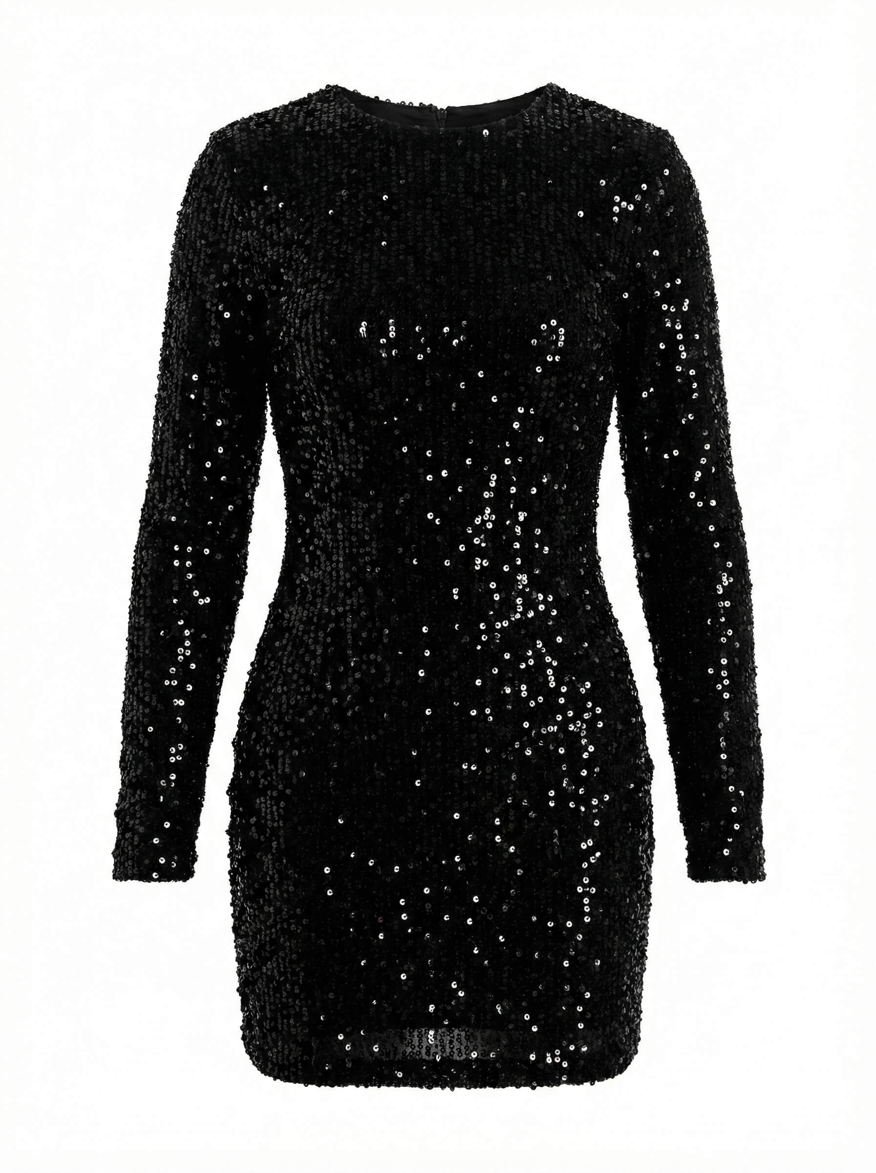 Damen Kleid – Glitzerndes Rückenfrei Mini Party Dress