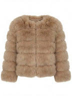 Damen Kunstfelljacke – Elegant, Warm & Stilvoll