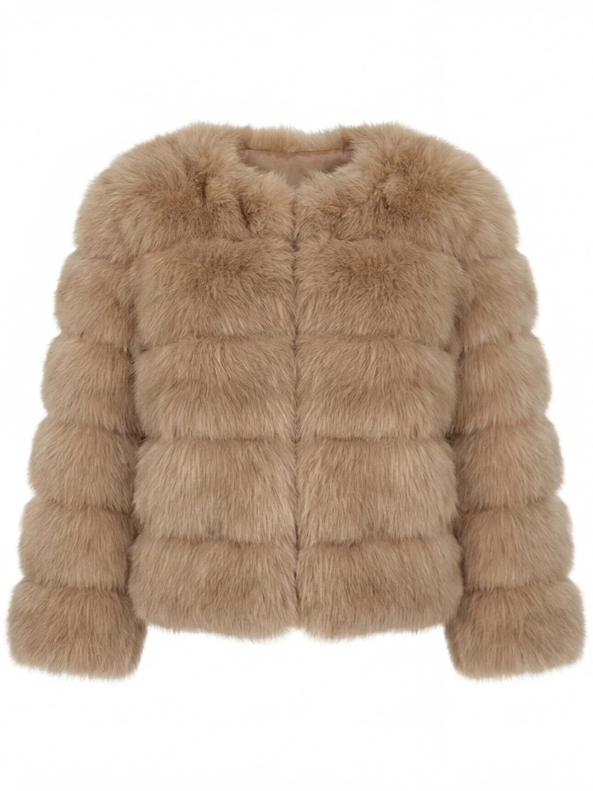 Damen Kunstfelljacke – Elegant, Warm & Stilvoll