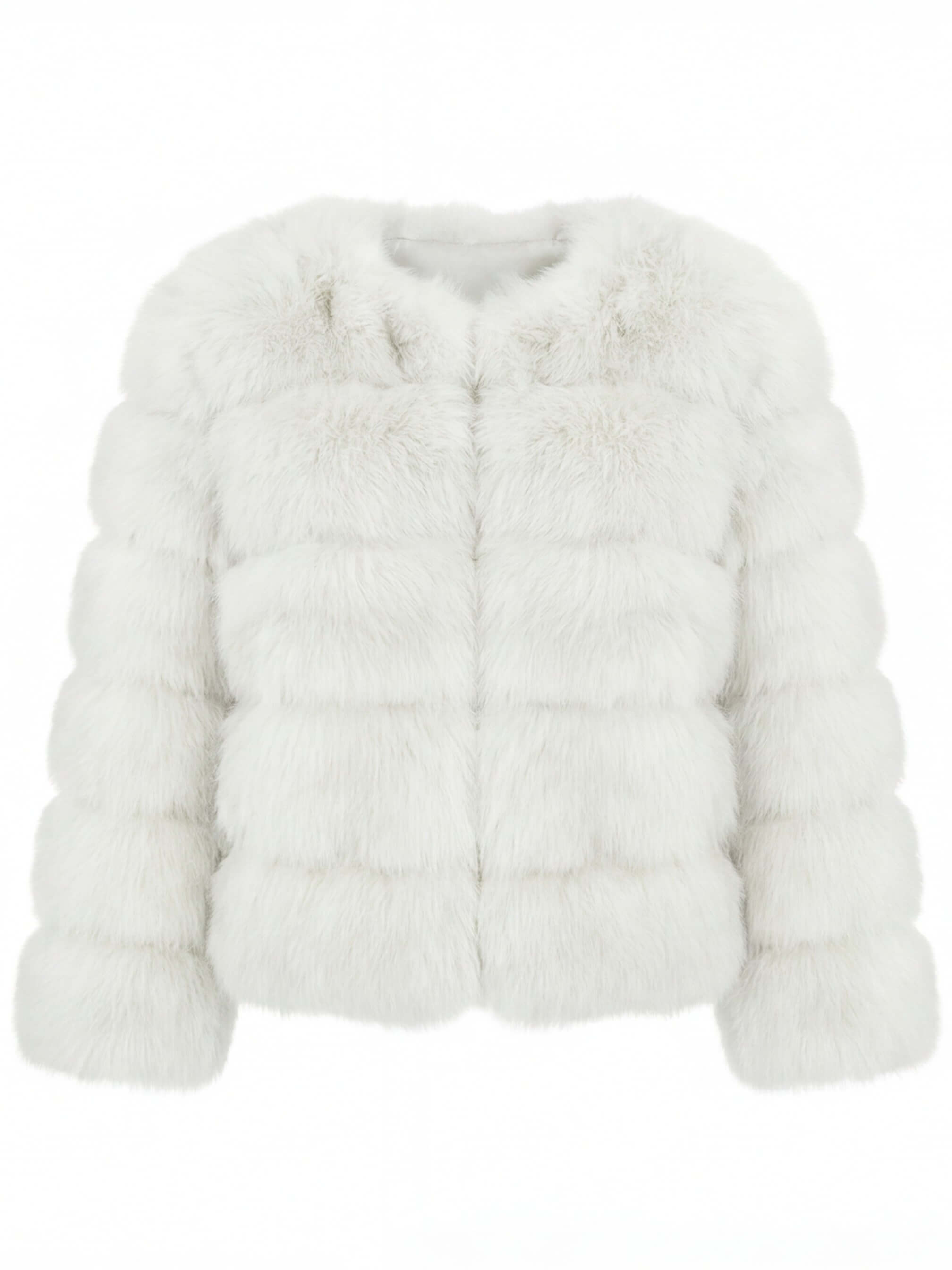 Damen Kunstfelljacke – Elegant, Warm & Stilvoll