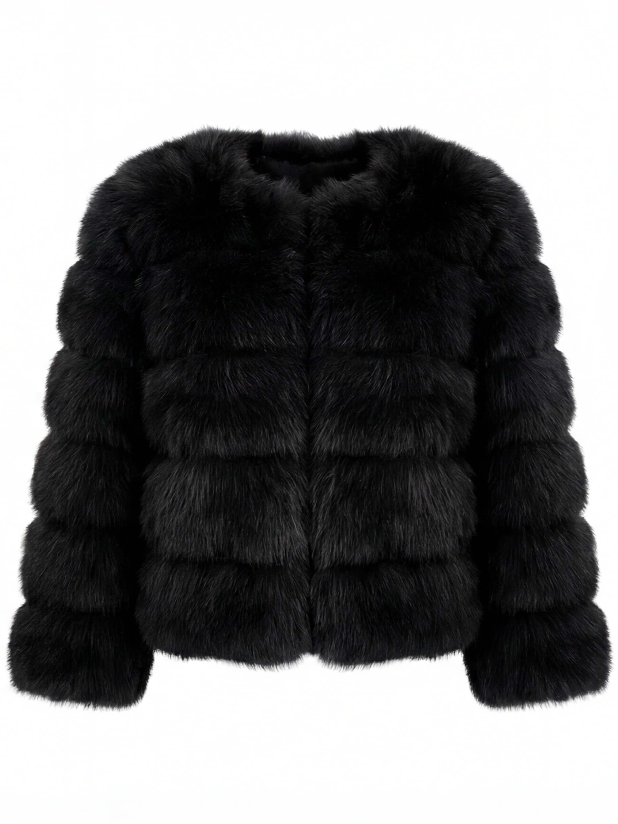 Damen Kunstfelljacke – Elegant, Warm & Stilvoll