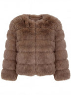 Damen Kunstfelljacke – Elegant, Warm & Stilvoll