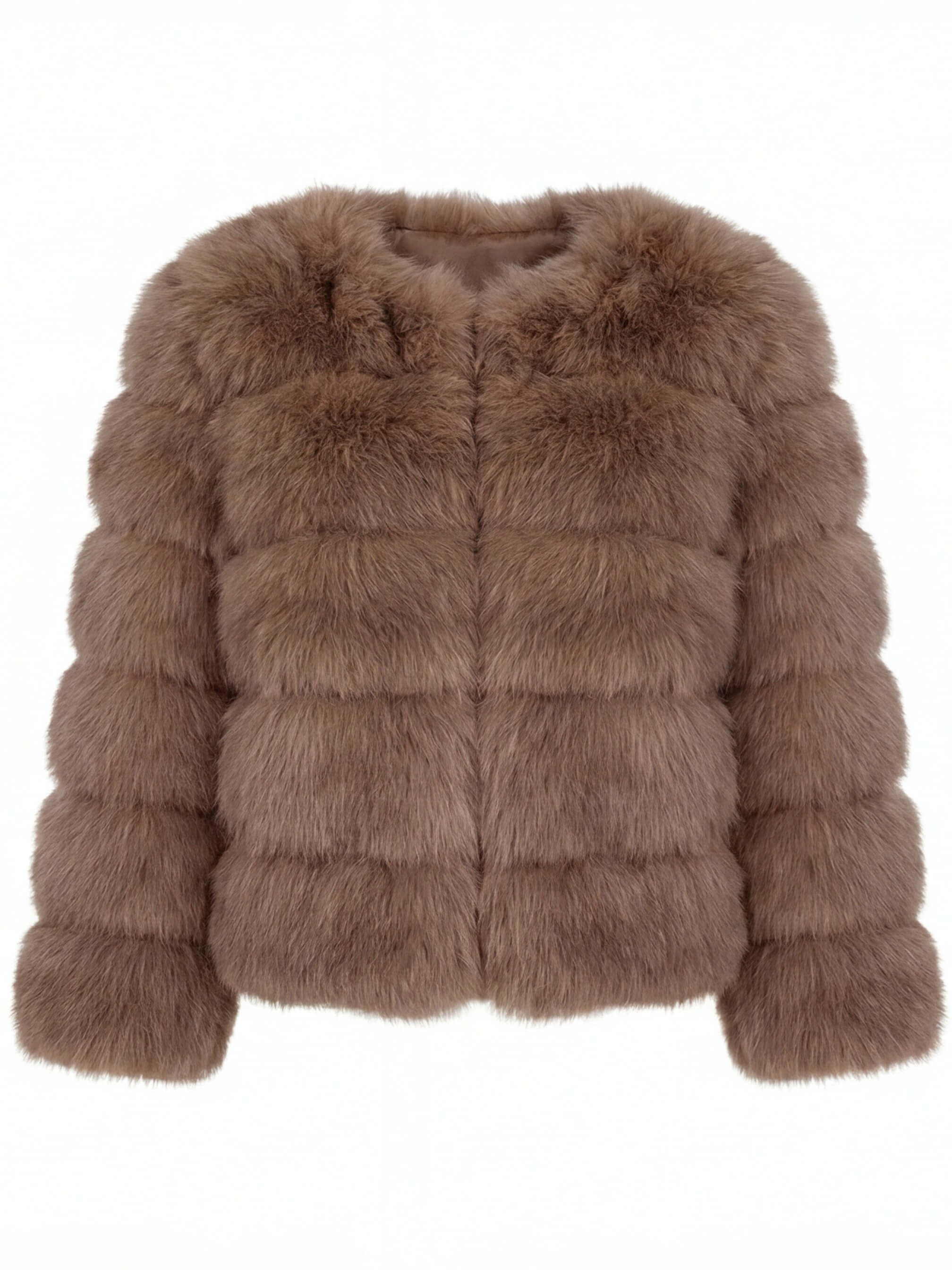 Damen Kunstfelljacke – Elegant, Warm & Stilvoll