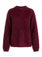 Damen Kuschelpullover – Weicher Flausch-Strick für Herbst & Winter
