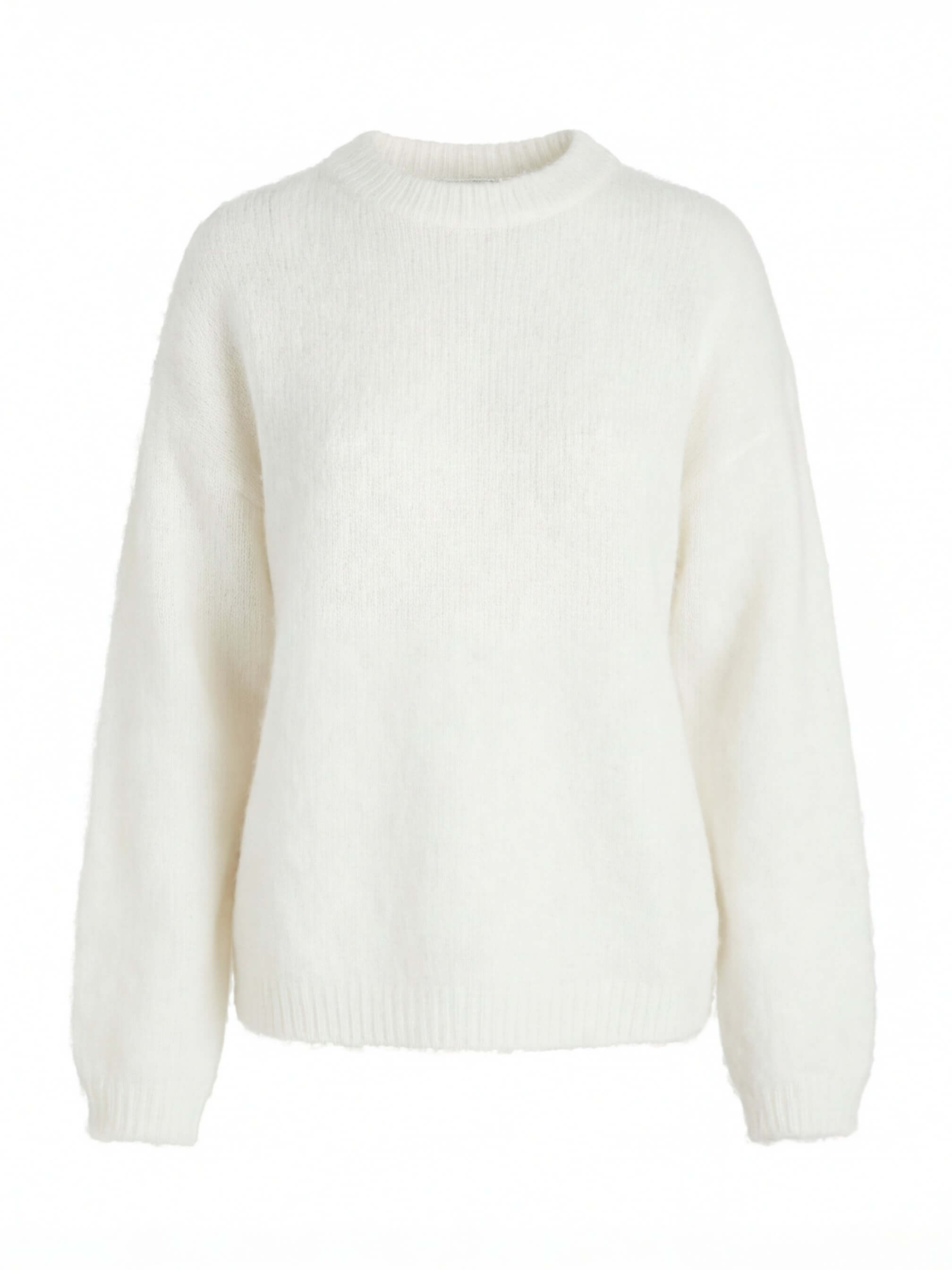 Damen Kuschelpullover – Weicher Flausch-Strick für Herbst & Winter