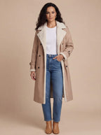 Damen Langer Mantel – Elegant, Warm & Zeitlos