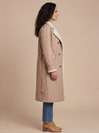 Damen Langer Mantel – Elegant, Warm & Zeitlos