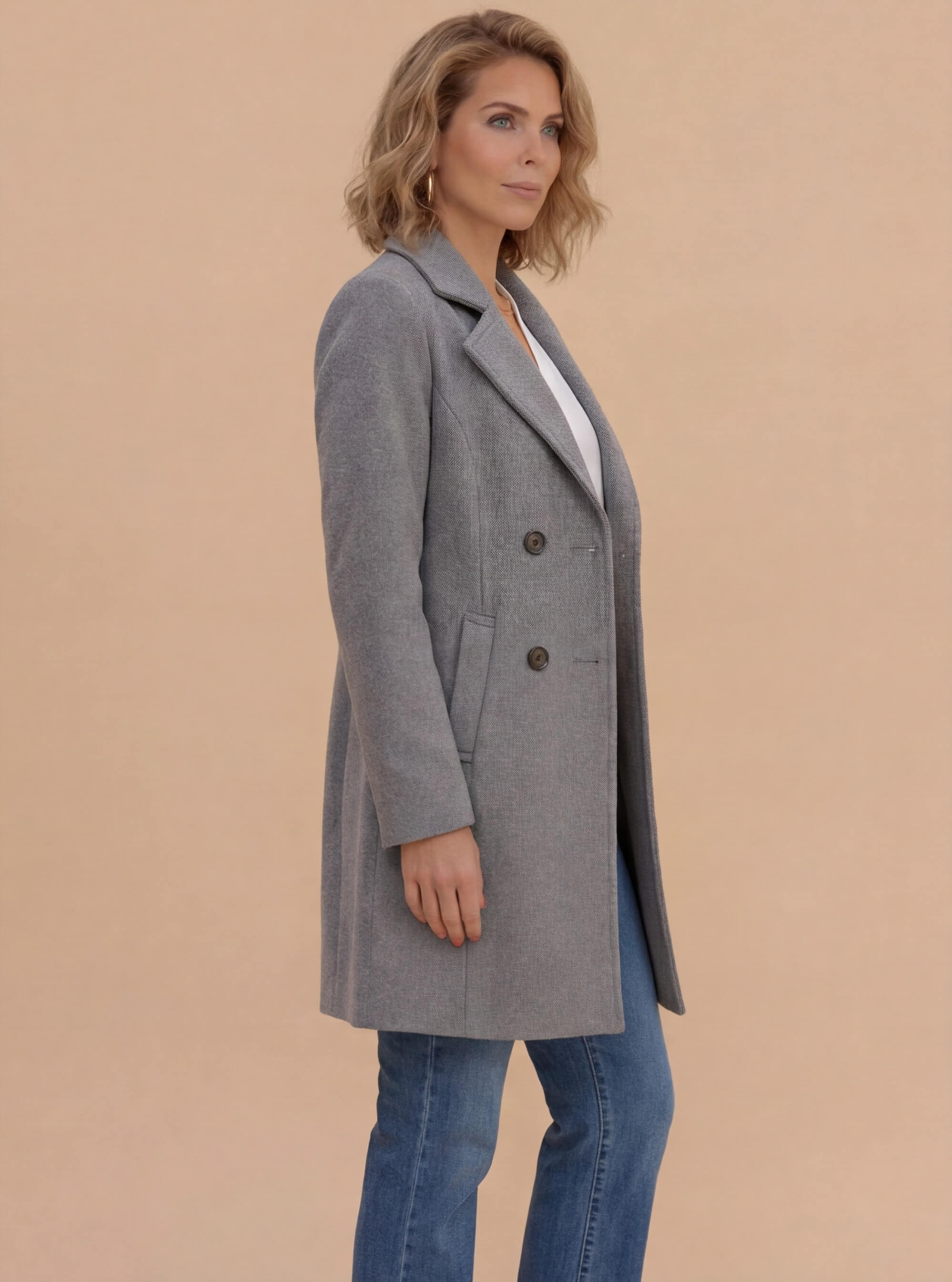 Damen Mantel – Lang, Elegant & Klassisch
