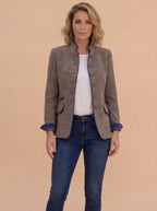 Damen Mehrknopf Jacke - Elegante Farbkombination