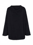 Damen Oversize Sweatshirt – Minimalistischer Stehkragen Pullover