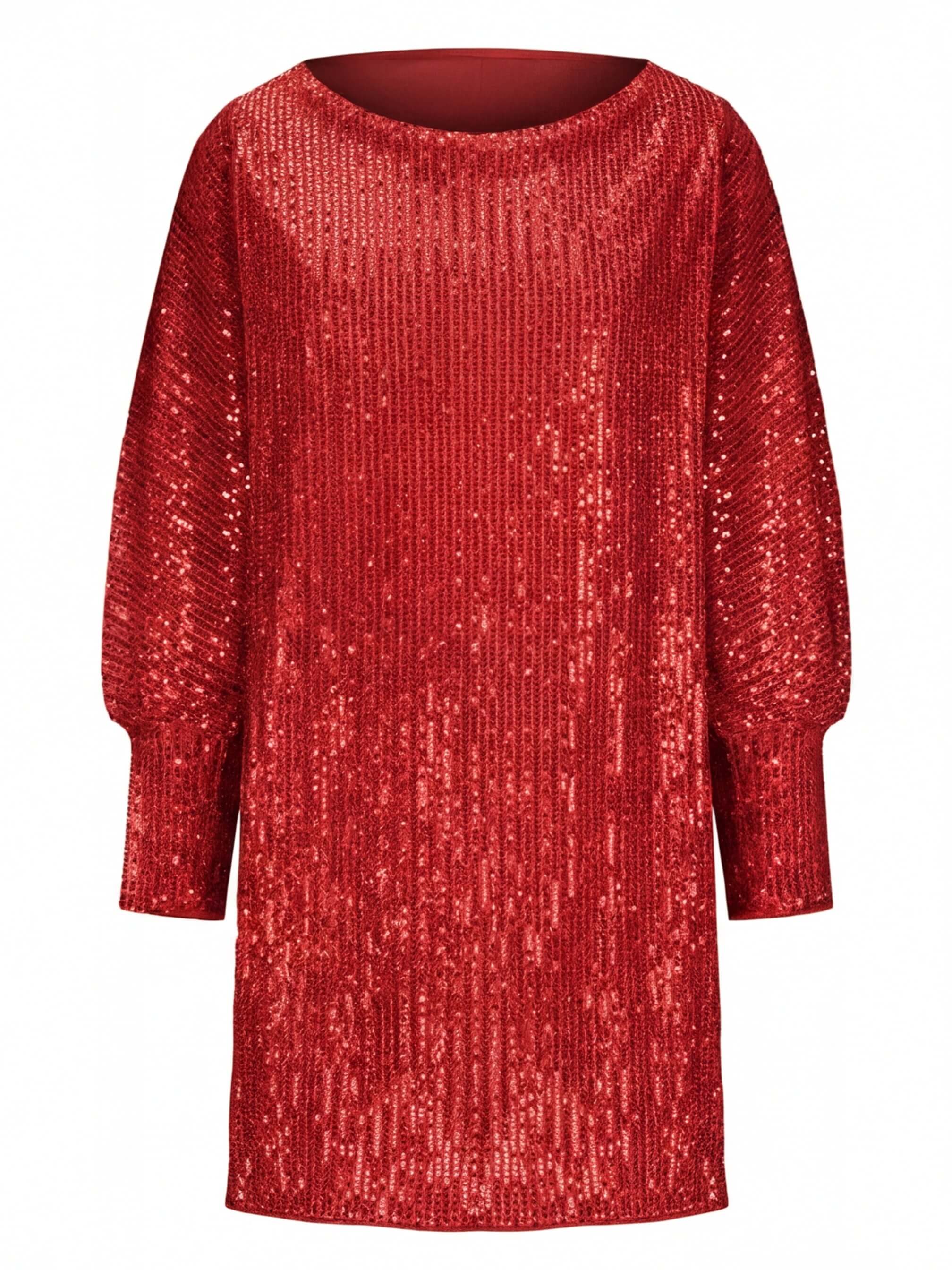 Vestido de fiesta para mujer – Elegante vestido de primavera con lentejuelas