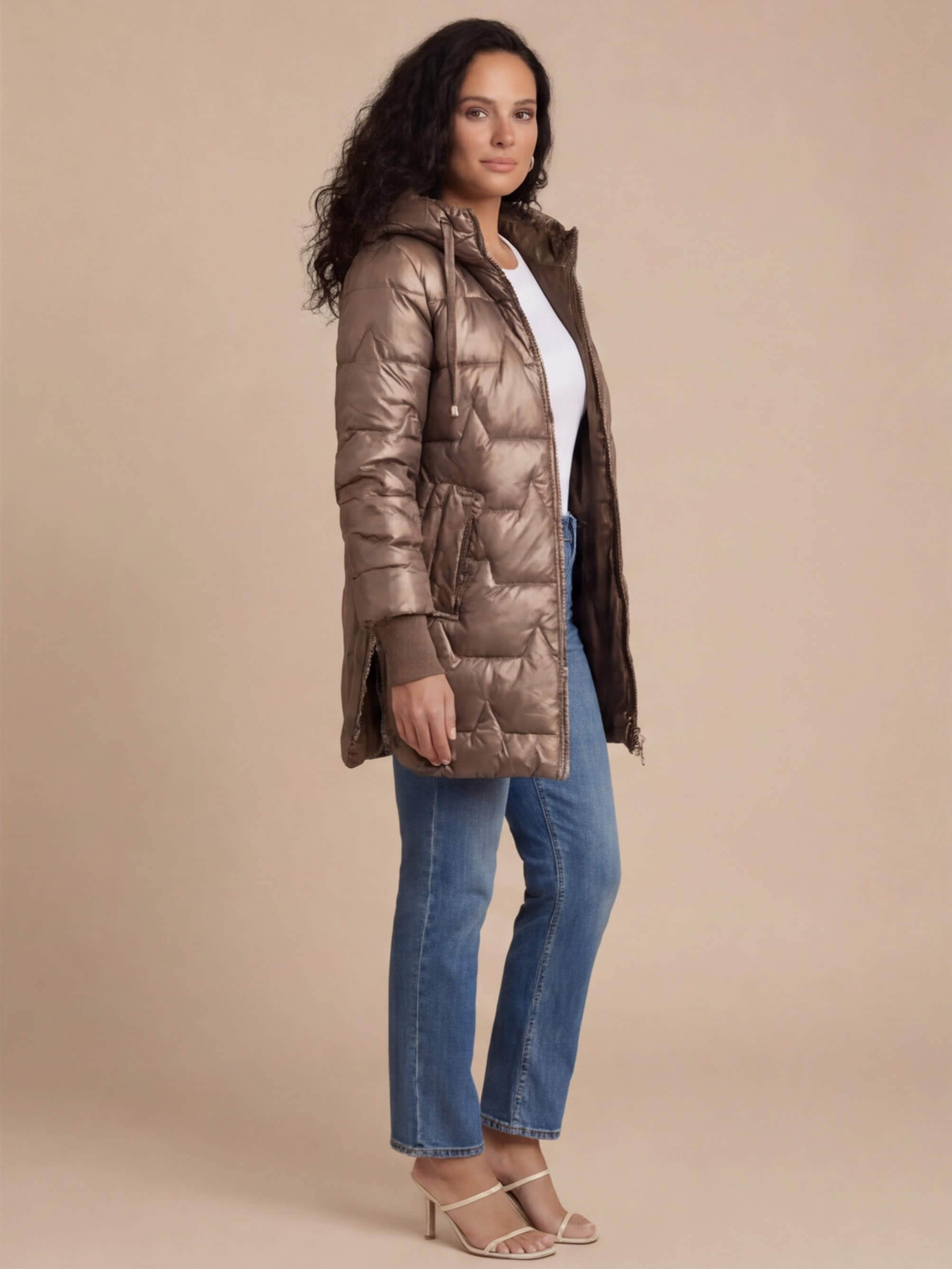 Damen Pufferjacke – Warme, Leichte & Stylische Steppjacke mit Kapuze