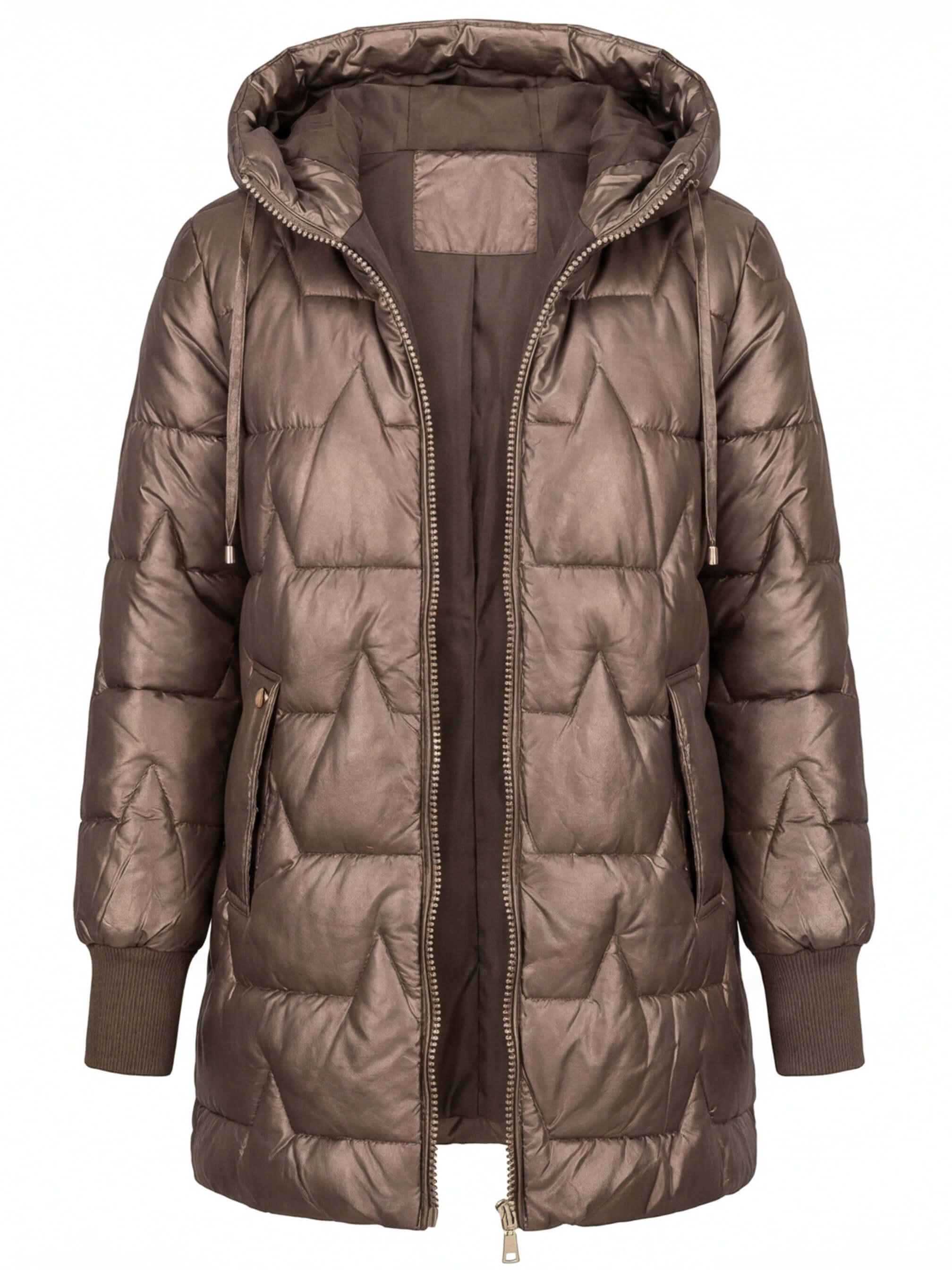 Damen Pufferjacke – Warme, Leichte & Stylische Steppjacke mit Kapuze