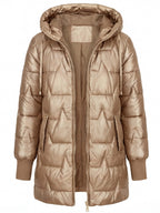 Damen Pufferjacke – Warme, Leichte & Stylische Steppjacke mit Kapuze
