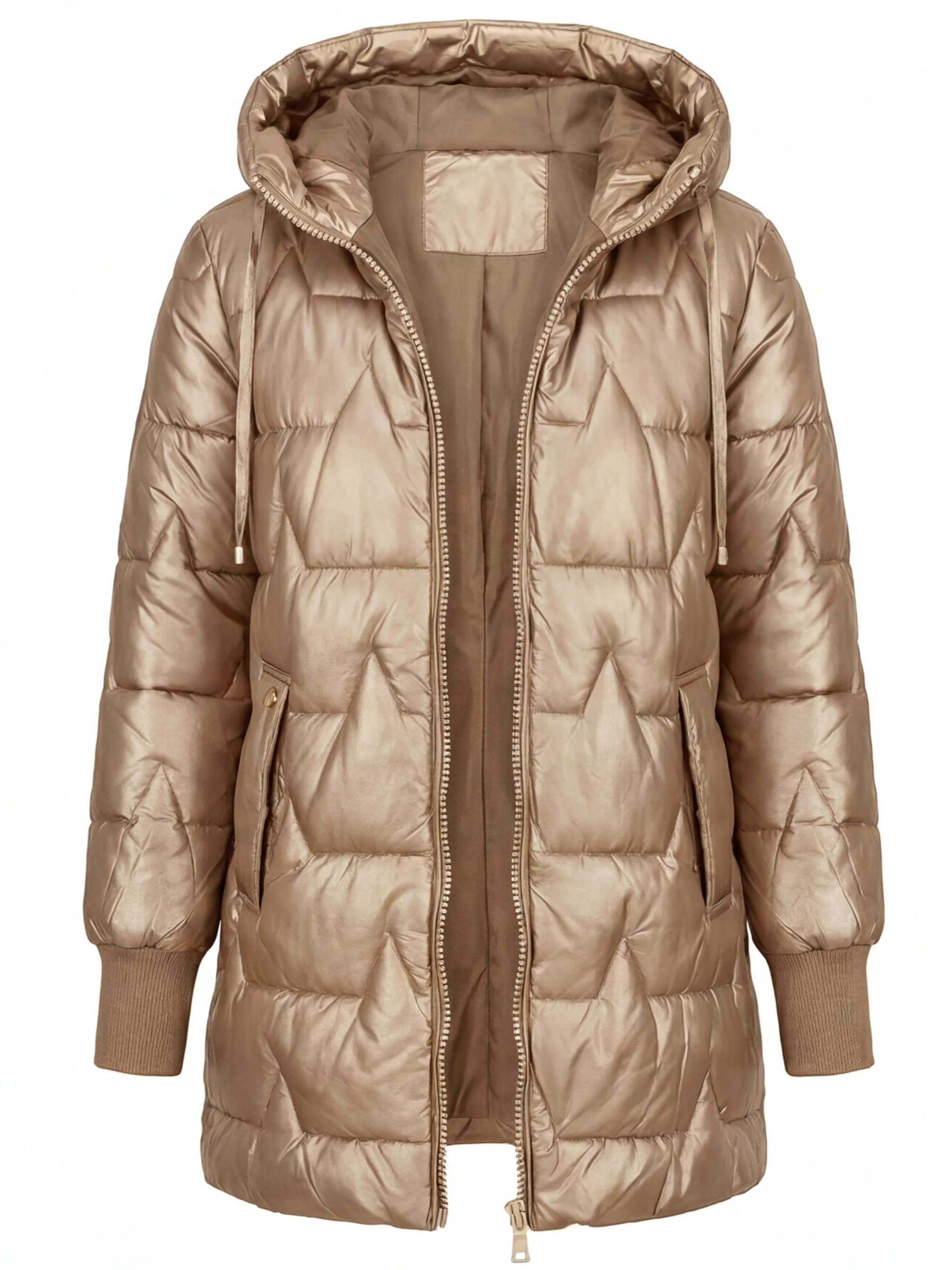 Damen Pufferjacke – Warme, Leichte & Stylische Steppjacke mit Kapuze