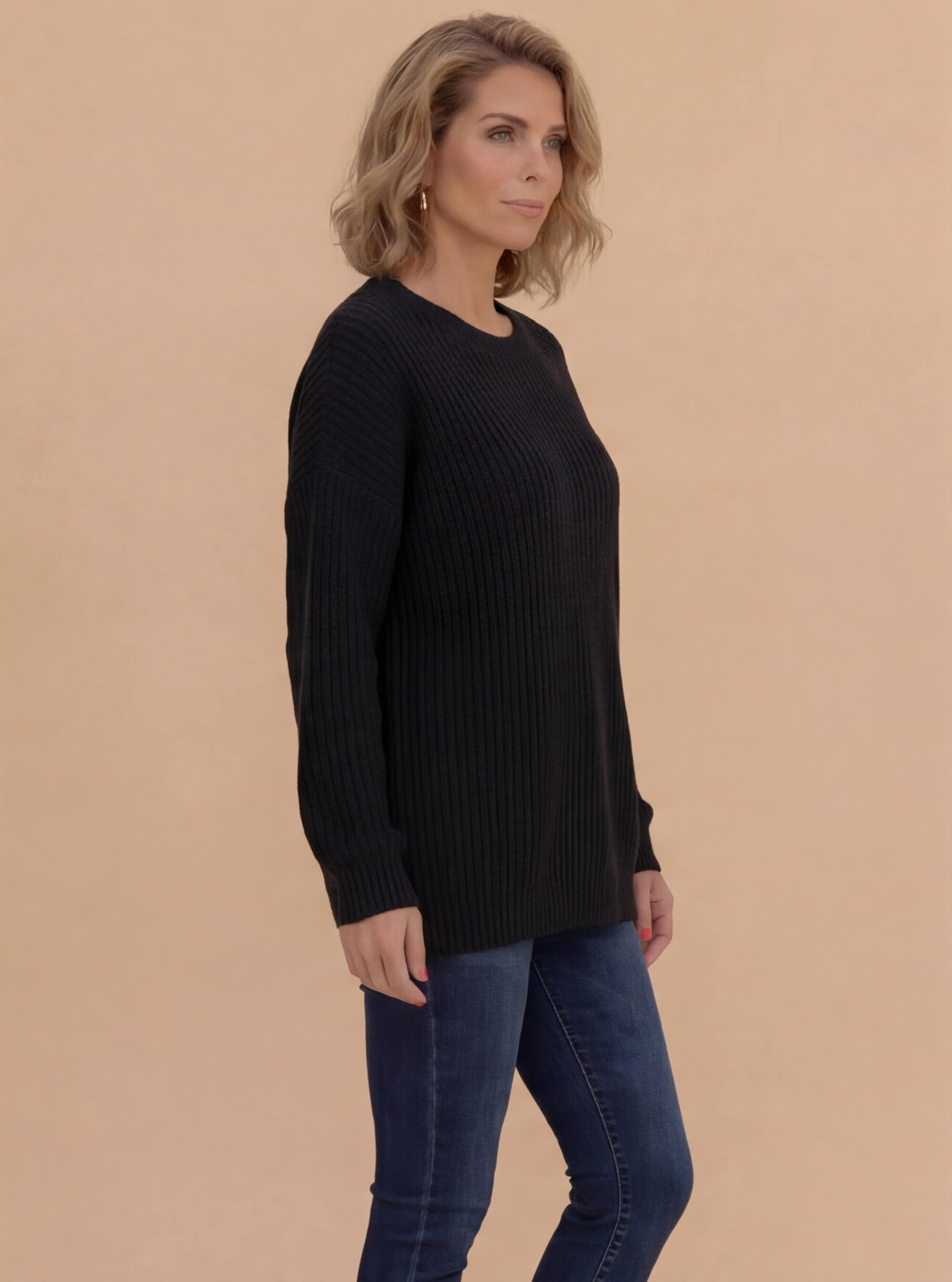 Damen Pullover – Oversize Grobstrick Sweater
