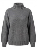 Damen Pullover – Oversized, Warm & Strukturierter Waffelstrick