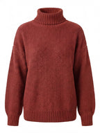 Damen Pullover – Oversized, Warm & Strukturierter Waffelstrick