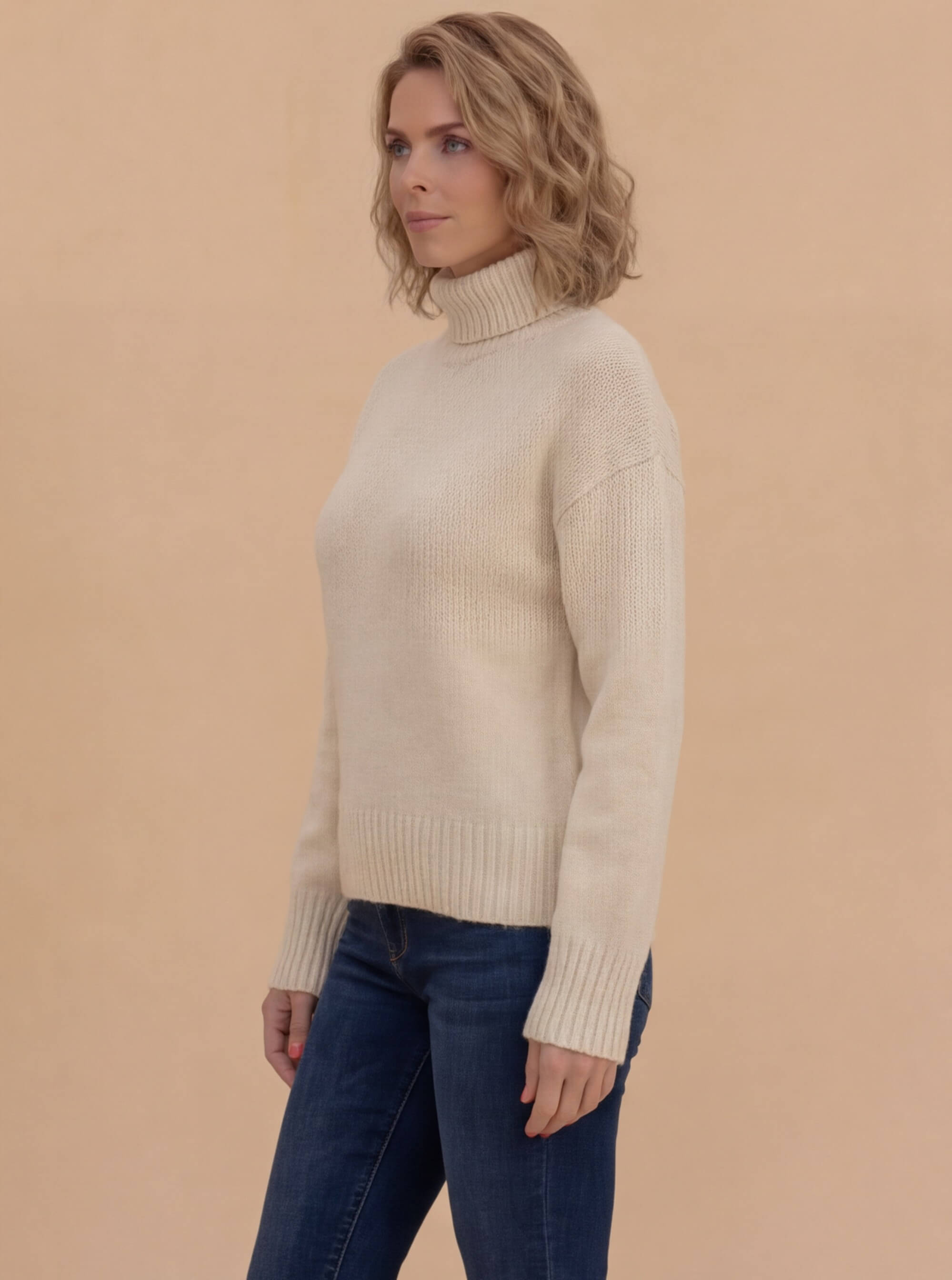 Damen Rollkragenpullover - Weich & Elegant