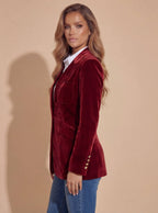 Damen Samtblazer – Modern, edel & zeitlos