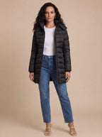 Damen Steppjacke – Leichtgewicht, Warm Gefüttert & Mit Kapuze