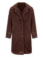 Damen Teddymantel – Weich, warm & perfekt für den Winter