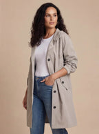 Damen Trenchcoat – Wasserabweisend & Zeitlos Elegant