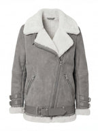 Damen Winter Bikerjacke – Warm, Modern & Mit Kuschelfutter