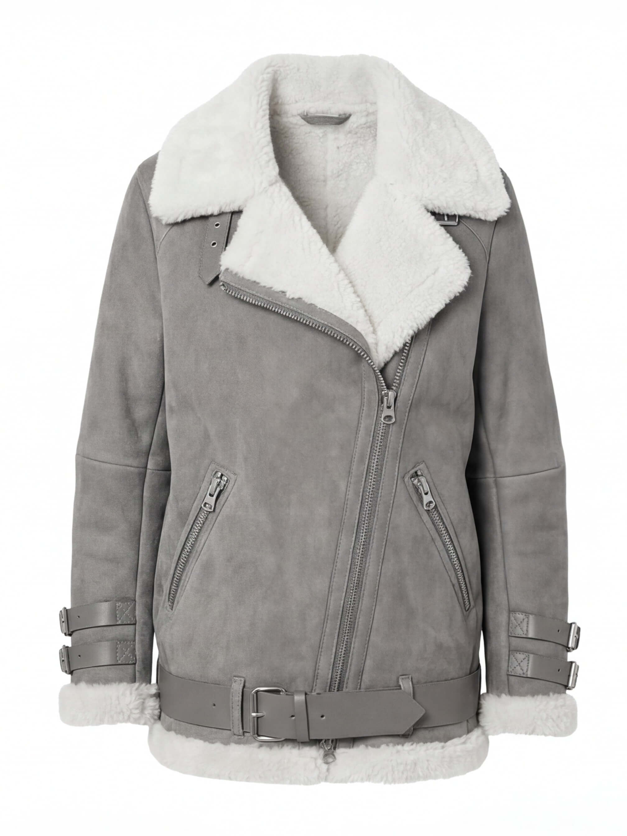 Damen Winter Bikerjacke – Warm, Modern & Mit Kuschelfutter