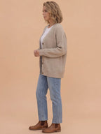 Damen Strickjacke – Oversized, Weich & Zeitlos Elegant