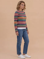 Damen Strickpullover – Bunt, gemütlich & einzigartig