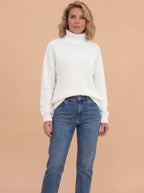 Damen Wollpullover – Grobstrick, Warm & Zeitlos