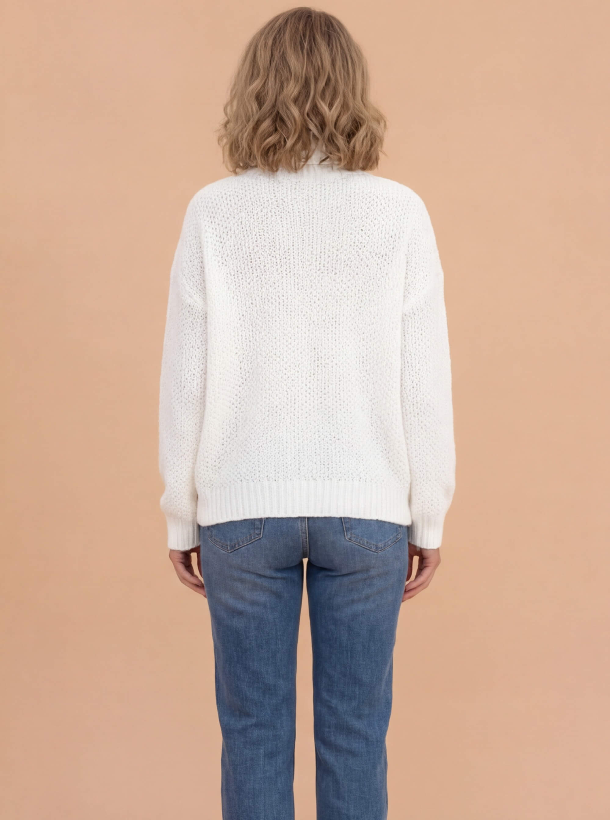 Damen Wollpullover – Grobstrick, Warm & Zeitlos