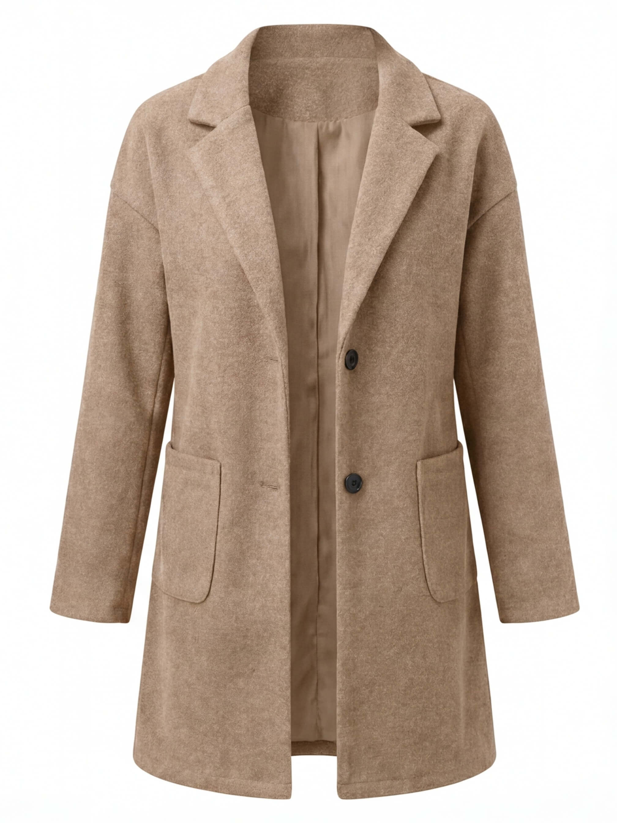 Damen Wollmantel – Lang, Elegant & Zeitlos